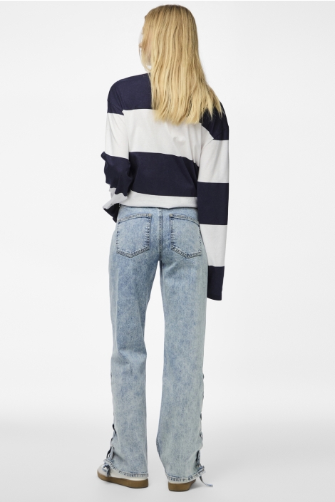 Pieces pcfenda mw straight denim jeans d2d